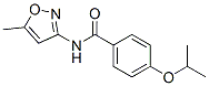 (9ci)-4-(1-甲基乙氧基)-n-(5-甲基-3-异噁唑基)-苯甲酰胺结构式_681236-43-1结构式