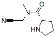 2-Pyrrolidinecarboxamide,n-(cyanomethyl)-n-methyl-,(2s)-(9ci) Structure,681282-62-2Structure