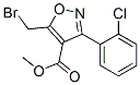(9ci)-5-(溴甲基)-3-(2-氯苯基)-4-异噁唑羧酸甲酯结构式_682352-82-5结构式