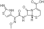 头孢唑肟结构式_68401-81-0结构式