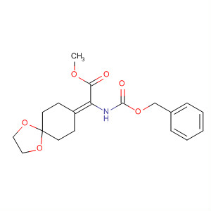 2-(苄氧基羰基氨基)-2-(1,4-二噁螺[4.5]癸烷-8-基)乙酸甲酯结构式_684283-02-1结构式