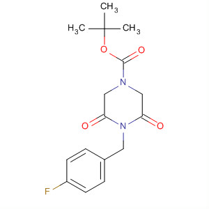 4-(4-氟-苄基)-3,5-二氧代-哌嗪-1-羧酸叔丁酯结构式_684284-53-5结构式