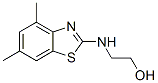 (9ci)-2-[(4,6-二甲基-2-苯并噻唑)氨基]-乙醇结构式_68720-60-5结构式