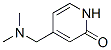 (9ci)-4-[(二甲基氨基)甲基]-2(1H)-吡啶酮结构式_687972-62-9结构式