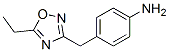(9ci)-4-[(5-乙基-1,2,4-噁二唑-3-基)甲基]-苯胺结构式_689251-51-2结构式