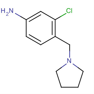 3-氯-4-吡咯烷-1-甲基-苯胺结构式_689300-83-2结构式