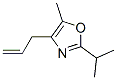(9ci)-5-甲基-2-(1-甲基乙基)-4-(2-丙烯基)-噁唑结构式_690684-48-1结构式