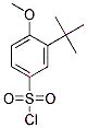 3-叔丁基-4-甲氧基-苯磺酰氯结构式_69129-42-6结构式