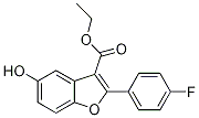 2-(4-氟苯基)-5-羟基-3-苯并呋喃羧酸乙酯结构式_691856-86-7结构式