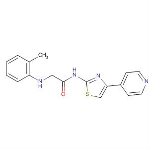2-(甲基-苯基-氨基)-n-(4-吡啶-4-基-噻唑-2-基)-乙酰胺结构式_692877-32-0结构式