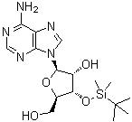 3-O-叔丁基二甲基甲硅烷基腺苷酸结构式_69504-14-9结构式