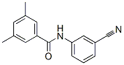 (9ci)-n-(3-氰基苯基)-3,5-二甲基-苯甲酰胺结构式_695172-34-0结构式