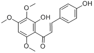 4,2-二羟基-3,4,6-三甲氧基查尔酮结构式_69616-74-6结构式