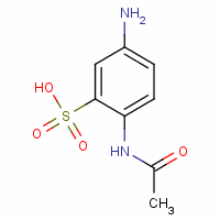 2-(乙酰基氨基)-5-氨基-苯磺酸结构式_6973-05-3结构式