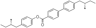 [S-(r*,r*)]-4-(2-甲基丁基)苯基 4-(2-甲基丁基)[1,1-联苯]-4-羧酸结构式_69777-74-8结构式