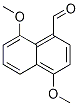 4,8-二甲氧基-萘-1-甲醛结构式_69833-11-0结构式