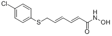 (2E,4e)-6-(4-氯苯基磺酰基)--2,4-己二烯酸羟酰胺结构式_698387-81-4结构式
