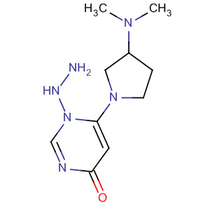 [1-(6-肼基-嘧啶-4-基)-吡咯烷-3-基]-二甲基-胺结构式_700803-95-8结构式