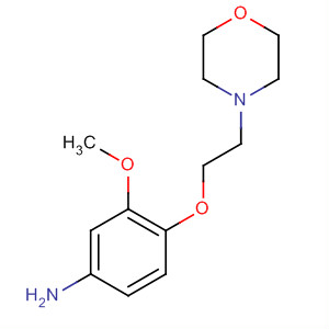 3-甲氧基-4-(2-吗啉-4-基-乙氧基)-苯胺结构式_700804-29-1结构式