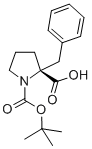 (R)-2-苄基-1-boc-2-吡咯烷羧酸结构式_706806-60-2结构式