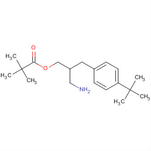 N-[2-(4-叔丁基苄基)-3-特戊酰氧基-丙基]羟胺结构式_708261-27-2结构式