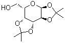 1,2：3,4-二-O-异亚丙基α-L-吡喃半乳糖结构式_70932-37-5结构式