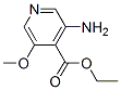 3-氨基-5-甲氧基异烟酸乙酯结构式_709666-24-0结构式