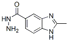 (9ci)-2-甲基-1H-苯并咪唑-5-羧酸肼结构式_713-17-7结构式
