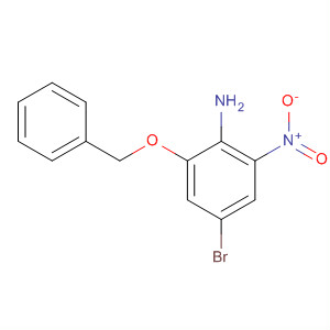 2-(苄氧基)-4-溴-6-硝基苯胺结构式_713530-47-3结构式