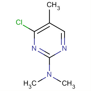 (4-氯-5-甲基-嘧啶-2-基)-二甲基-胺结构式_71406-68-3结构式