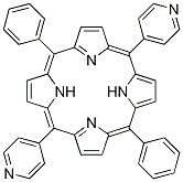 5,15-二(4-吡啶基)-10,20-二苯基卟啉)结构式_71410-72-5结构式
