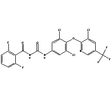 氟啶脲结构式_71422-67-8结构式