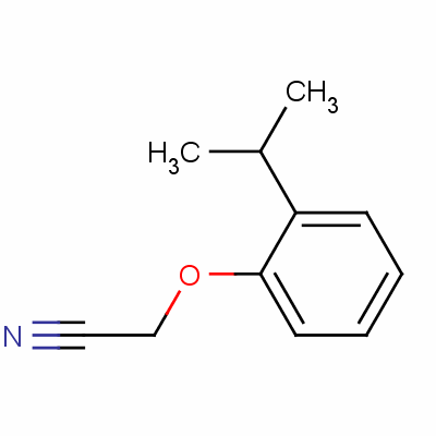 [2-(1-甲基乙基)苯氧基]乙腈结构式_71432-53-6结构式