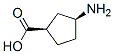 (1R,3S)-3-氨基环戊羧酸结构式_71830-08-5结构式