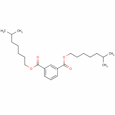 二异辛基异邻苯二甲酸酯结构式