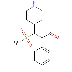 3-(1-甲烷磺酰基哌啶-4-基)-3-苯基丙醛结构式_718610-17-4结构式