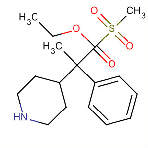 3-苯基-3-(N-甲烷磺酰基哌啶-4-基)丙酸乙酯结构式_718610-64-1结构式
