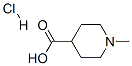 1-甲基哌啶-4-甲酸盐酸结构式_71985-80-3结构式