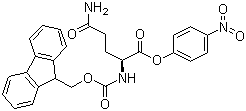 Fmoc-gln-onp结构式_71989-21-4结构式