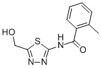 N-[5-(羟基甲基)-1,3,4-噻二唑-2-基]-2-甲苯甲酰胺结构式_723291-25-6结构式