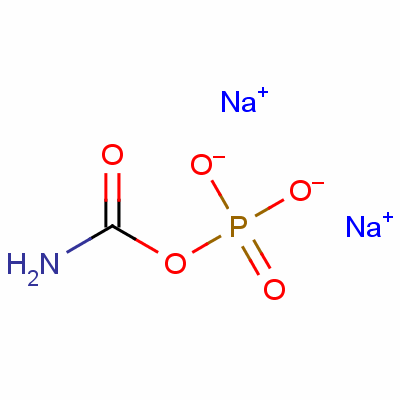 Carbamic acid monoanhydride with phosphoric acid disodium salt Structure