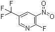 2-氟-3-硝基-5-(三氟甲基)吡啶结构式_72587-16-7结构式