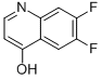 4-羟基-6,7-二氟喹啉结构式_727683-58-1结构式