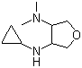 3-(环丙胺)-4-(N,N-二甲胺)四氢呋喃结构式_728008-15-9结构式