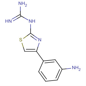 N-[4-(3-氨基苯基)-2-噻唑]胍结构式_72801-60-6结构式
