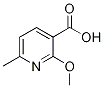 2-甲氧基-6-甲基吡啶-3-羧酸结构式_72918-10-6结构式