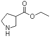 吡咯烷-3-羧酸乙酯结构式_72925-15-6结构式