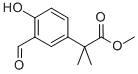 Benzeneacetic acid, 3-formyl-4-hydroxy-α,α-dimethyl-, methyl esterStructure,731015-44-4Structure Benzeneacetic acid, 3-formyl-4-hydroxy-α,α-dimethyl-, methyl ester Structure,731015-44-4Structure