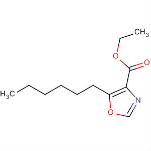 5-己基噁唑-4-羧酸乙酯结构式_73252-25-2结构式