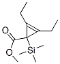 (9ci)-2,3-二乙基-1-(三甲基甲硅烷基)-2-环丙烯-1-羧酸甲酯结构式_736137-15-8结构式